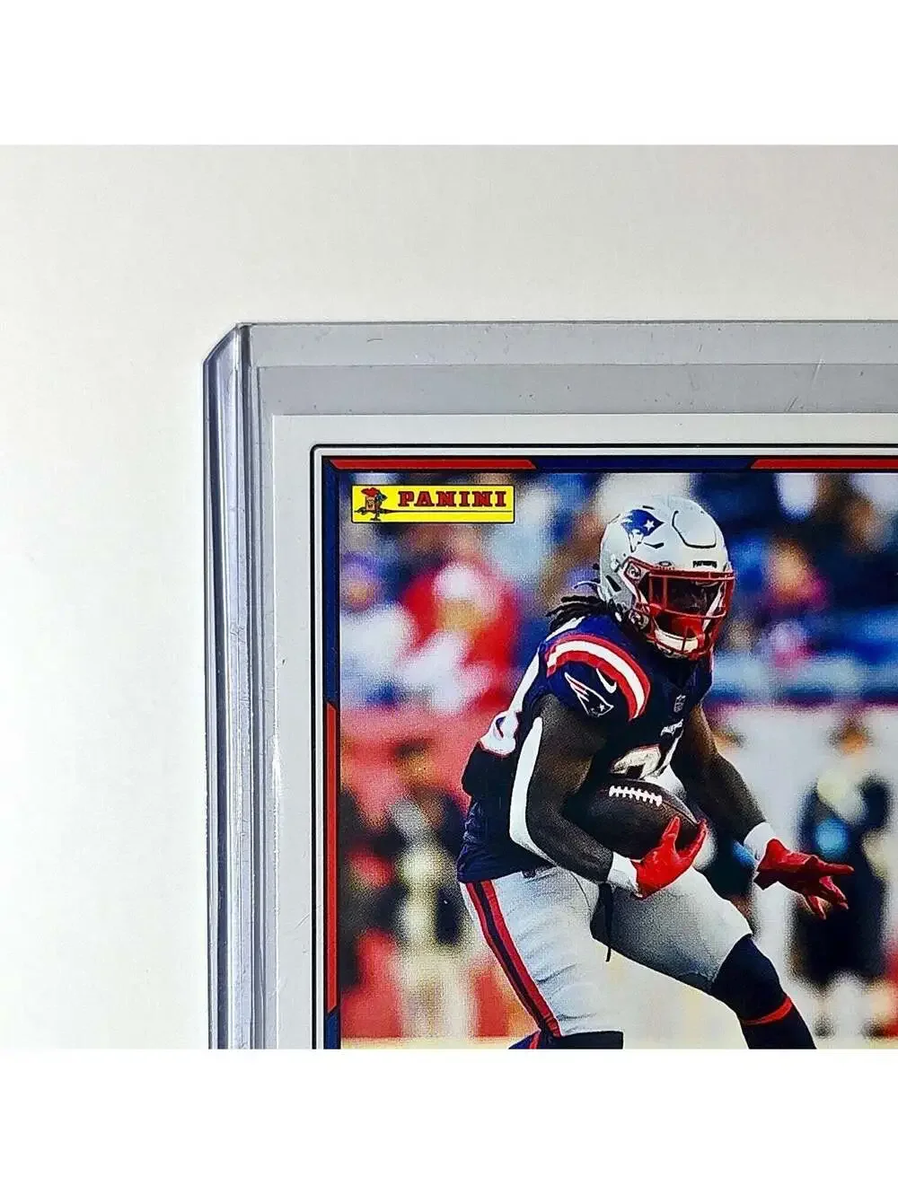 Rhamondre Stevenson 2025 Panini NFL #37 Sticker Card New England Patriots